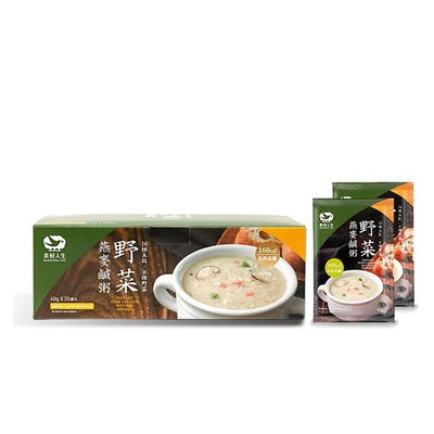 【美好人生】野菜燕麥鹹粥 (40g x20包/盒)
