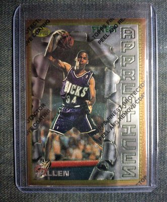 KV卡站 1996-1997 TOPPS FINEST 雷槍 RAY ALLEN 艾倫 RC #22 新人卡