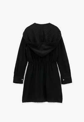 （售出）全新Zara TEXTURED black dress送一片親親立體口罩