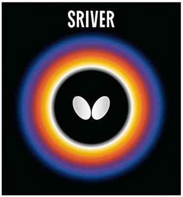 【登瑞體育】BUTTERFLY SRIVER桌球拍膠皮 日本製/高彈性/強勁旋轉/高級/弧線_sriver