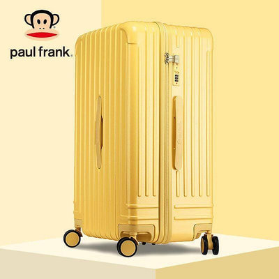 行 李箱 收納箱 旅行箱 登機箱 大嘴猴Paul Frank超大容量行 李箱 密碼箱 靜音拉桿箱 拉鏈旅行箱B7