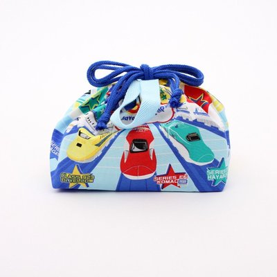 日本 新幹線 小火車 車子 汽車 手提 餐袋 便當袋 收納袋 玩具袋文具袋餐具袋 碗袋 束口袋 袋子A~安安購物城~