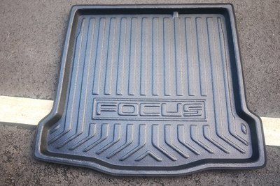 福特 19年後款 FOCUS MK4 四門 汽車專用型 凹槽 防水托盤 防水墊 防水防塵 密合度高 後行李箱 後車廂置物