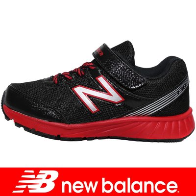 鞋大王New Balance KV330BRY 黑×紅 單黏帶運動鞋＃童鞋【特價499元】608NB