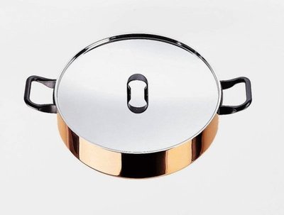 ALESSI 仙杜拉 銅 焗烤煎烤鍋．含蓋 24cm