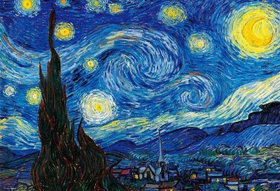 M81-867 1000片迷你日本進口拼圖 名畫 梵谷 Van Gogh 星月夜