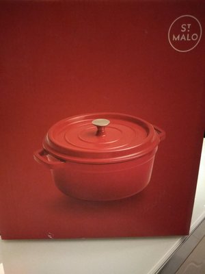 ST MALO紅色“鑄鐵鍋”24cm