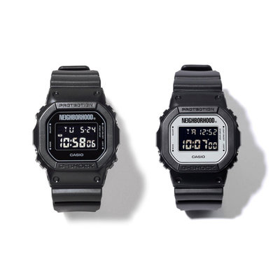 【希望商店】NEIGHBORHOOD x G-SHOCK DW-5600 經典 聯名 熊貓 黑魂 電子 手錶