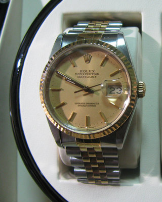 (自售)ROLEX-16233保證一手錶,全原裝,盒單俱全
