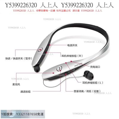 頭戴式耳機LG HBS900耳機頭戴式耳塞立體聲音樂運動型耳機通話耳麥
