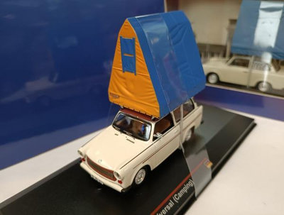 汽車模型 車模 收藏模型IST 1/43 東德特拉班旅行露營車模型Trabant 601S Universal