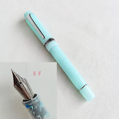 【上品名筆工藝坊】淺綠  凱格露KAIGELU 至尊系列 高級銥金明尖鋼筆 #316 全壓克力筆身
