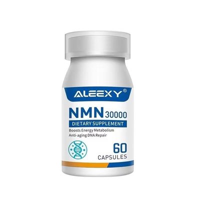 樂派 【限時三送一】共四瓶美國ALeexy NMN30000β煙酰胺單核苷酸艾沐茵港基因NAD+補充劑60粒
