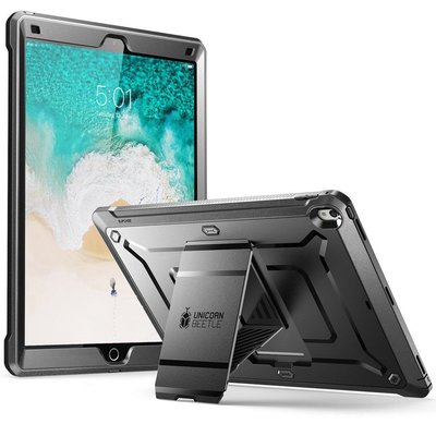 iPad保護套可議價SUPCASE iPad Pro 12.9 2017外殼[重型]全身堅固耐用的保護殼蓋 帶支架  防撞防摔殼