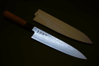 💖 佑成 💖【積層XEOS鋼  和牛刀 27cm 附鞘】日本製  廚房刀具 八煌刃物