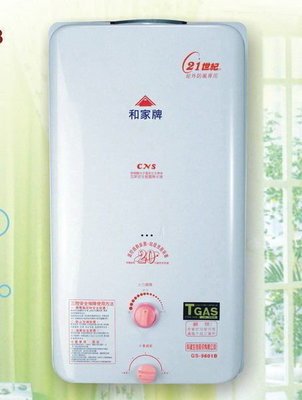 【和家牌 熱水器】戶外防風熱水器 HR-5 / HR5   10公升.12排火