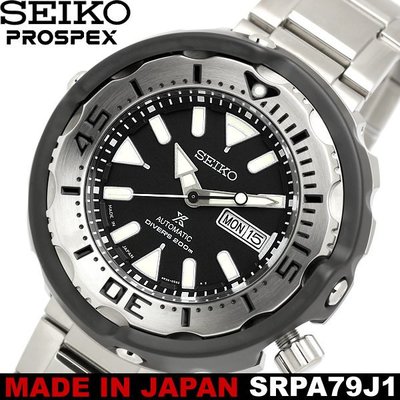 【金台鐘錶】精工 SEIKO 鮪魚罐頭  52mm 潛水機械錶(日本版) 限量  SRPA79   SRPA79J1