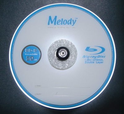 ...點子電腦-北投...全新散裝◎Melody 50G DVD藍光燒錄片◎裸片一片95元