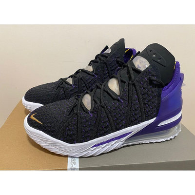 Nike LeBron 18 EP 黑紫 高幫 籃球鞋 CQ9284-004