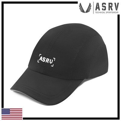 瘋狂金剛▸ 黑白 ASRV Reflective Training Hat Bracket Logo 徽框標誌反光運動帽