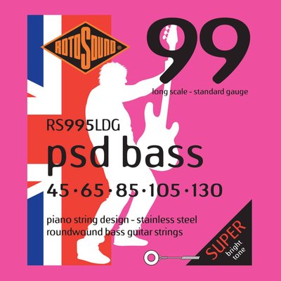 小叮噹的店 英國ROTOSOUND RS995LDG (45-130) 五弦貝斯弦 PSD Bass 99 旋弦公司貨