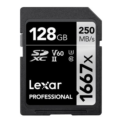 💓好市多代購💓 Lexar 雷克沙 Professional 1667x 128GB SDXC SD Card記憶卡