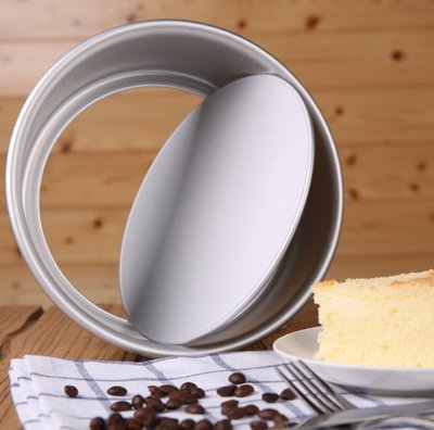 【家】活底可拆式蛋糕模 6吋 圓形陽極活底蛋糕模 鋁合金烤箱用 家庭用 戚風蛋糕慕斯蛋糕芝士乳酪蛋糕模具 烘焙工具
