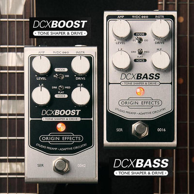 眾信優品 【新品樂器】Origin Effects DCX BOOST BASS 激勵過載貝斯吉他前級單塊效果器YQ1238