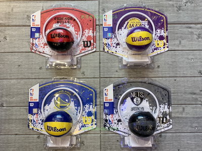 塞爾提克~WILSON 威爾森 NBA 隊徽 小籃板 小籃框 勇士 公牛 湖人 籃網隊~送運動手環.附小 籃球