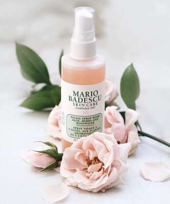 PAPA. 全新現貨 Mario Badescu 玫瑰水噴霧 玫瑰保濕噴霧 118ml / 4oz 化妝水 定裝噴霧