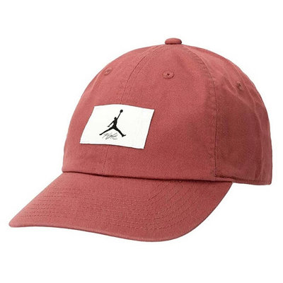 Jordan喬丹飛人LOGO帽子 紅色棒球帽 FD5181-661