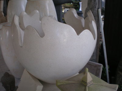 峇里島進口~造型水磨石盆/花器