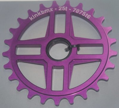 IH BMX 齒盤 KINK  紫色 25T 單速車直排輪DH街道車下坡車滑板極限單車特技車表演車土坡車特技腳踏車場地車地板車Fixed Gear