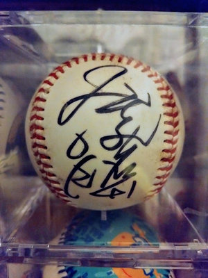 中職 統一獅 王鏡銘 簽名球 空白球 棒球 球況普通如圖 不含球框