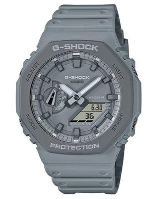 【CASIO G-SHOCK】(公司貨) GA-2110ET-8A 這一系列的大地灰手錶展現出海浪拍打峭壁的畫面