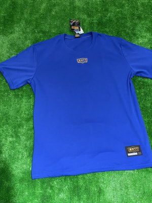 棒球世界全新ZETT 本壘板金標短袖排汗練習衣BOTT826特價寶藍色