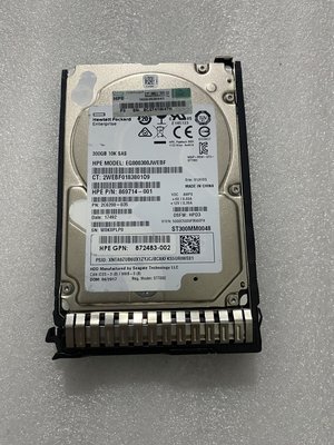 HP/惠普 872475-B21 872735-001 300G 10K SAS 12G 2.5寸硬碟