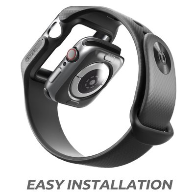 森尼3C-蘋果Apple Watch6 5表帶+框一體保護殼防撞保護套44mm美國Clayco保護殼套iWatch4手表帶40MM-品質保證