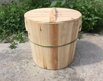 INPHIC-直徑50cm原木蒸飯木桶木飯桶蒸飯桶飯桶 木桶飯