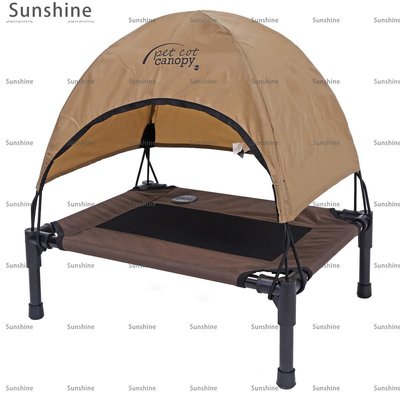 [Sunshine]波奇網狗狗寵物行軍床貓狗用床可拆卸帳篷大型犬離地狗窩寵物用品