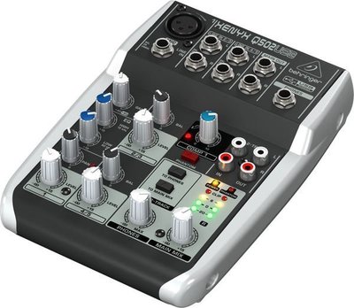 【現代樂器】現貨免運！Behringer XENYX Q502 USB 迷你錄音介面 混音器 可電腦錄音 公司貨