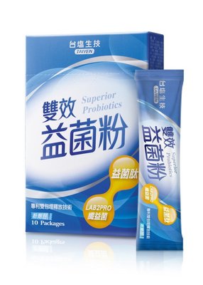 台鹽生技保健-雙效益菌粉-30入/盒