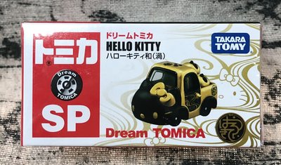 《GTS》純日貨TOMICA多美小汽車Disney SP  Hello Kitty和服系列黑合金車 166832