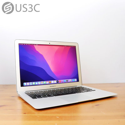 【US3C-板橋店】【一元起標】公司貨 2017年 Apple MacBook Air 13吋 i5 1.8G 8G 128G 銀 輕薄筆電 二手筆電 蘋果筆電
