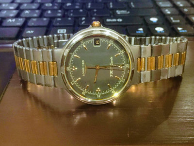 Longines 浪琴錶 Conquest Titanium 鈦金屬 石英錶 日期顯示 全原裝 美品 正常
