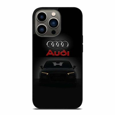 豪華汽車奧迪 Audi 防摔保護套適用於蘋果手機殼 IPhone 14 Plus 13 Pro Max 12 Mini
