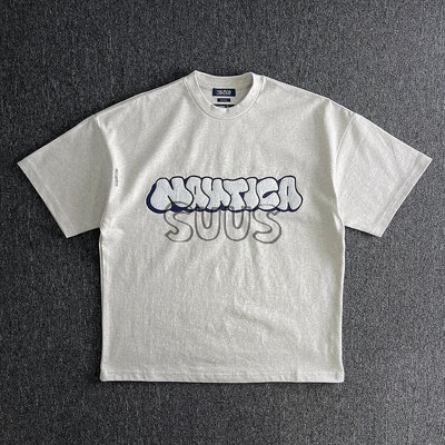小Z代購#NAUTICA JAPAN STACKS藝術家聯名款字母涂鴉短袖T恤 22SS
