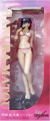 日本正版 cLayz Fate/hollow ataraxia 間桐櫻 泳裝版 1/6 公仔 模型 日本代購