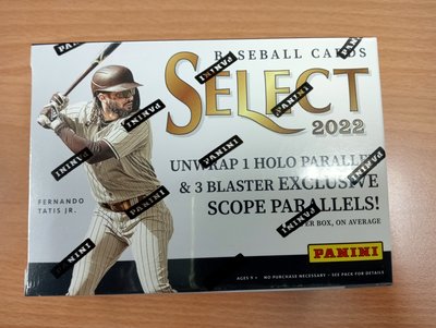 2022 Panini Select Baseball Blaster Box 原封盒