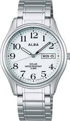 日本正版 SEIKO 精工 ALBA AEFD565 男錶 手錶 太陽能充電 日本代購